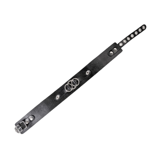 Кожаный чокер-ошейник Pecado 03120