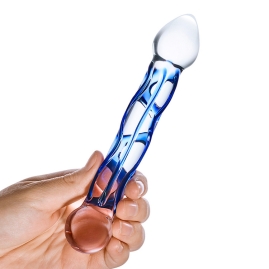 Фаллос из стекла Glas Full Tip Textured